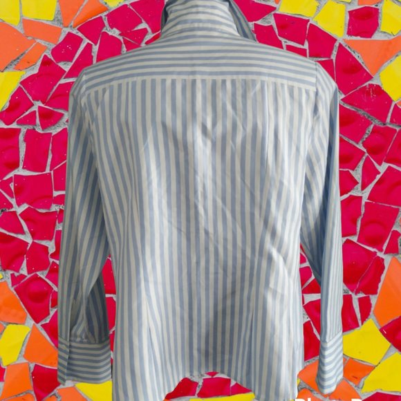 🌺Tracy M Business casual striped button down shirt - Picture 3 of 8
